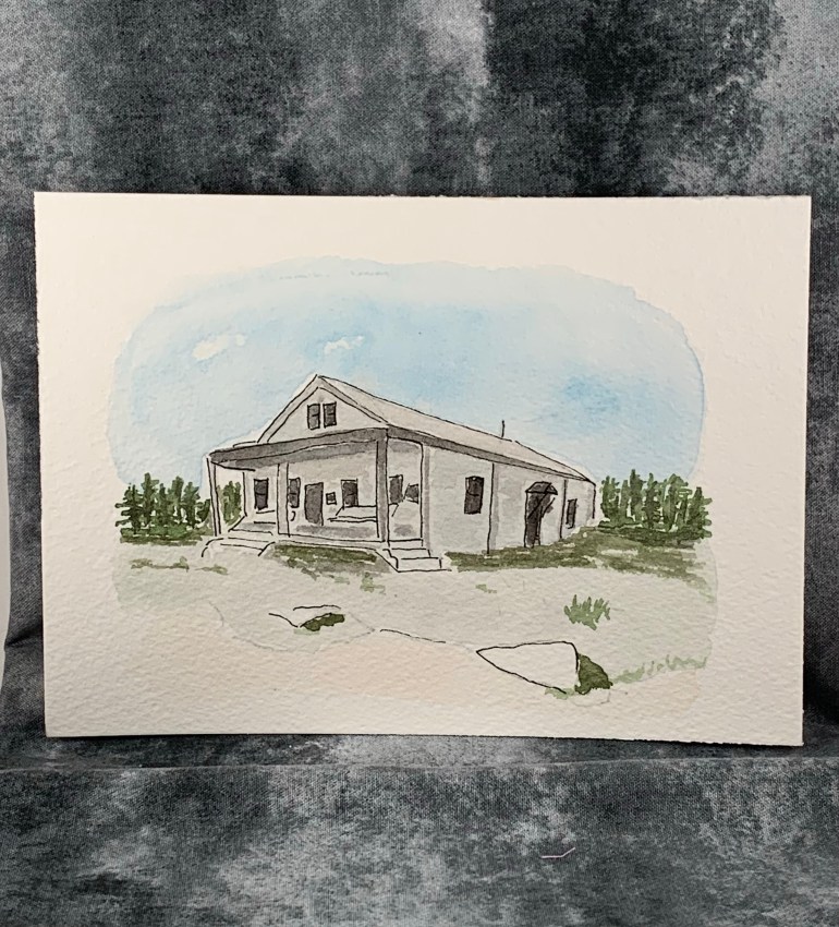 Galehead Hut Watercolor Painting&nbsp;PRINTS
